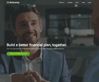 Retireup.com(Retirement income simplified) Screenshot