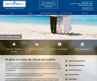 Retirewell.com.au(Retirewell Financial Planning Pty Ltd) Screenshot