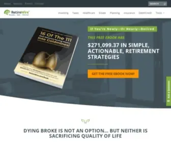 Retirewire.com(Learn how to prepare for retirement) Screenshot