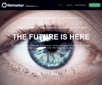 Retmarker.com(Automated AI technology for vision loss prevention) Screenshot