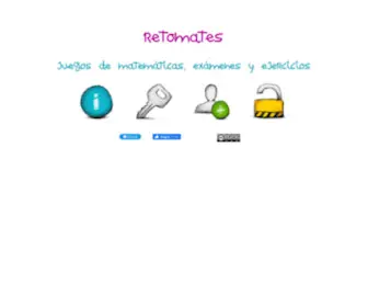 Retomates.es(Juegos de matemáticas) Screenshot