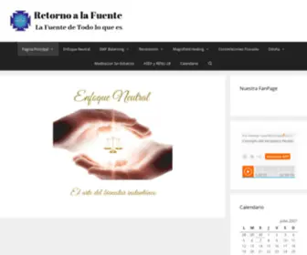 Retornoalafuente.com(La Fuente de Todo lo que ES) Screenshot