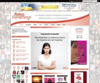 Retosfemeninos.com(Retos Femeninos) Screenshot