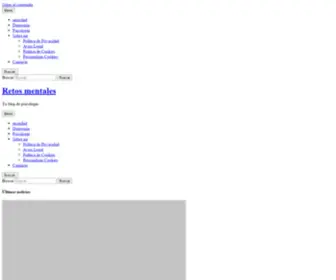 Retosmentales.es(Retos mentales • Tu blog de psicología) Screenshot
