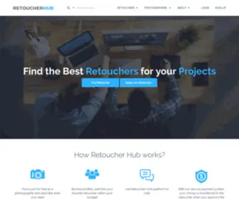 Retoucherhub.com(Retoucherhub) Screenshot