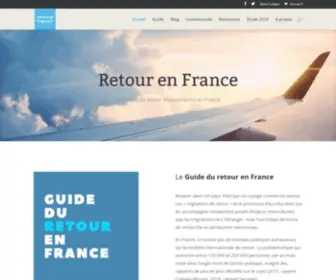 Retourenfrance.fr(Retour en France) Screenshot