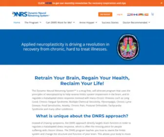 Retrainingthebrain.com(Retraining The Brain with the Dynamic Neural Retraining System) Screenshot