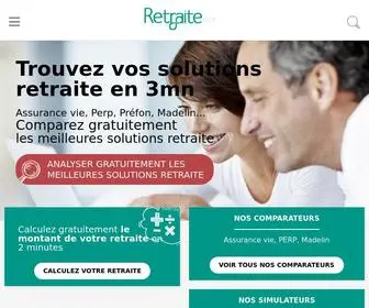 Retraite.com(Calcul, Simulations, Solutions, Informations et Actualite) Screenshot