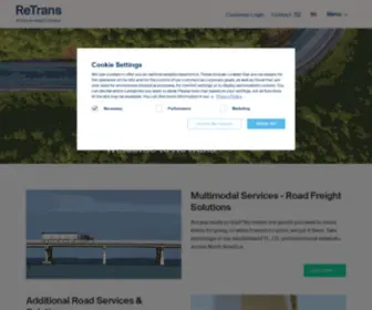 Retrans.com(ReTrans Road Transportation Services) Screenshot