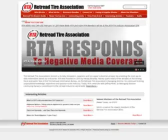 Retreadtire.org(Retread Tire Association (RTA)) Screenshot