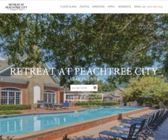 Retreatatptc.com(Apartments in Peachtree City) Screenshot