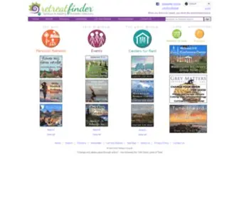Retreatfinder.com(Retreat Finder) Screenshot