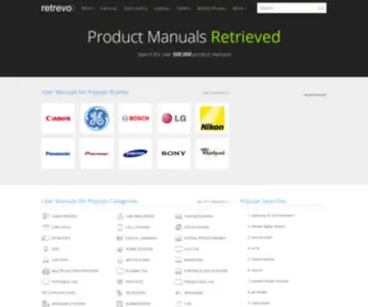 Retrevo.com(Search for over 500) Screenshot