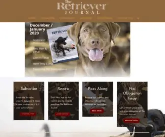 Retrieverjournal.com(Retriever Journal) Screenshot