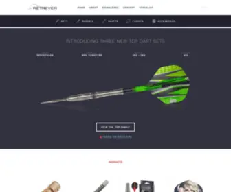 Retrieversports.com(British Dart Manufacturers) Screenshot