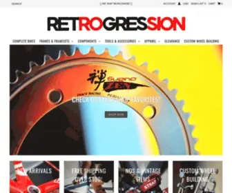 Retro-Gression.com(Fixed Gear & Track Bike Shop Since 2009) Screenshot