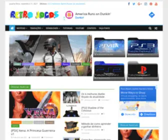 Retro-Jogos.com(Seu site de games tecnologia) Screenshot