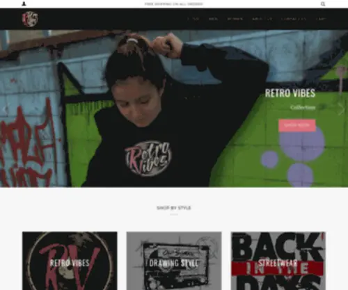 Retro-Vibes.com(Retro Vibes Shop) Screenshot