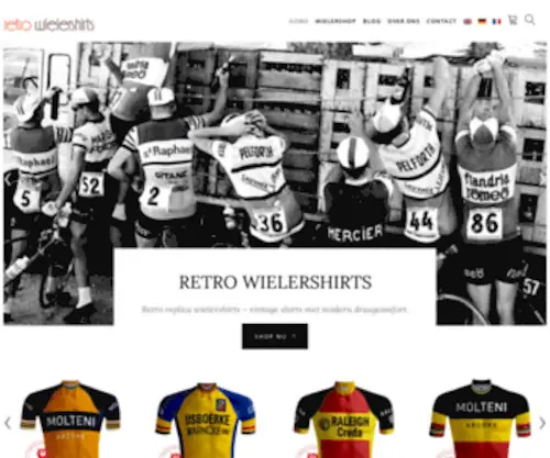 Retro-Wielershirts.nl(Retro wielershirts) Screenshot