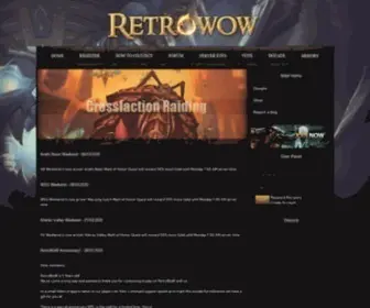 Retro-Wow.com(Classic WoW Private Server) Screenshot