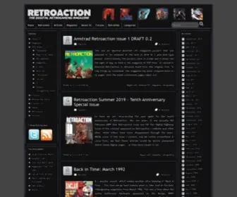 Retroactionmagazine.com(Retroaction) Screenshot