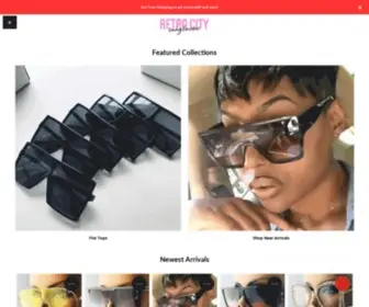 Retrocitysunglasses.com(Designer Inspired Sunglasses) Screenshot