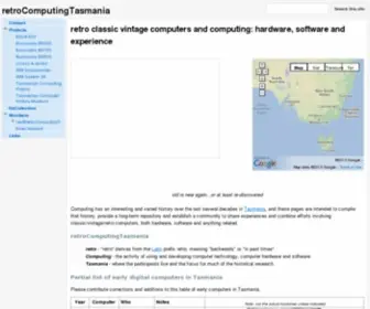 Retrocomputingtasmania.com(Exploring and re) Screenshot