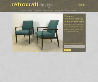 Retrocraftdesign.com(Modernized classic and mid century furnishings) Screenshot