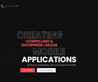 Retrocube.ae(Mobile app development company) Screenshot