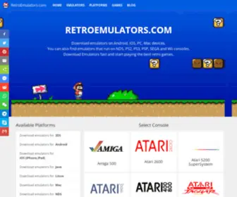 Retroemulators.com(Download emulators on android) Screenshot