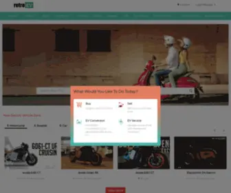 Retroev.in(Electric Vehicle Platform in India) Screenshot