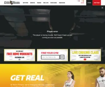Retrofitness.com(Retro Fitness) Screenshot