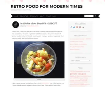 Retrofoodformoderntimes.com(Retro Food For Modern Times) Screenshot