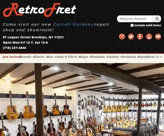 Retrofret.com(RetroFret Vintage Guitars) Screenshot