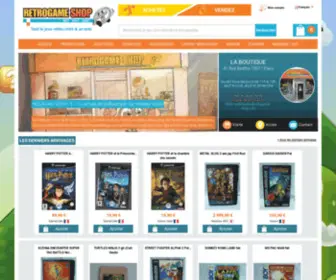 Retrogame-Shop.com(Page d'accueil) Screenshot