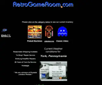 Retrogameroom.com Screenshot