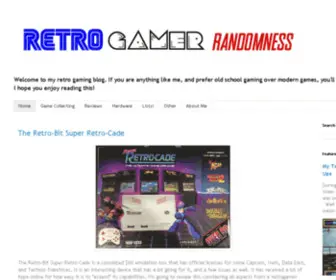 Retrogamerrandomness.com(Retro Gamer Randomness) Screenshot
