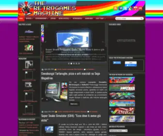 Retrogamesmachine.com(The Retrogames Machine) Screenshot