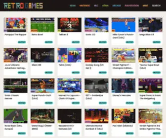 Retrogamesonline.io(Play Free Online Retro Games On) Screenshot