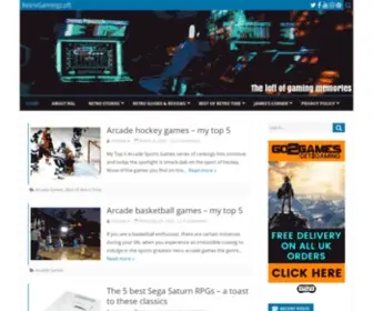 Retrogamingloft.com(The loft of gaming memories) Screenshot