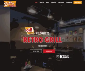 Retrogrillny.com(Premiere Kosher Restaurant in Brooklyn) Screenshot