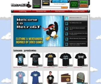 Retrogt.com(Gaming Apparel) Screenshot