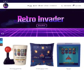 Retroinvader.co.uk(Retroinvader) Screenshot