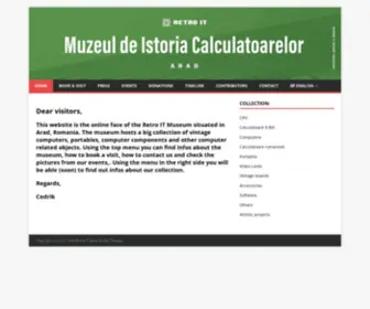 Retroit.ro(Muzeul de Istoria Calculatoarelor Arad) Screenshot
