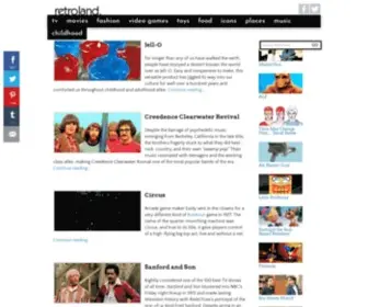 Retroland.com(You Are What You Were) Screenshot