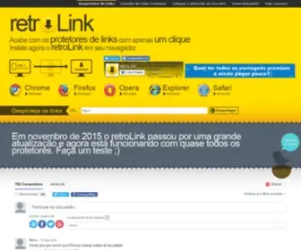 Retrolink.com.br(Desprotetor de links) Screenshot