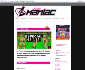 Retromaniac.es(Revista de videojuegos retro) Screenshot