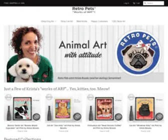 Retropets.com(Unique Dog Lover Gifts) Screenshot