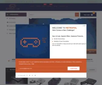 Retropixl.com(Retrogaming, Limited Editions, Collectors & Retro Goodies) Screenshot
