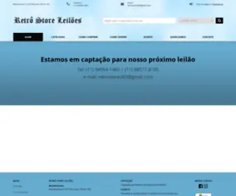 Retrostoreleiloes.com.br(Retrostoreleiloes) Screenshot